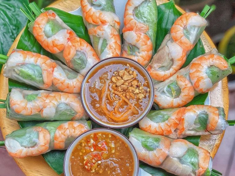 Bánh Tráng Cuốn Tôm